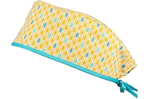 Pilucaps, Gorro quirófano pelo corto modelo AGRA ajustable con tiras de atar para mujer y hombre 100% algodón.