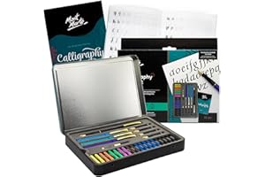 Mont Marte Kalligraphie-Set – 31-teilig – Enthält: 4x Füller, 5x Federn und mehr – Einstieg in Schönschrift, Handlettering