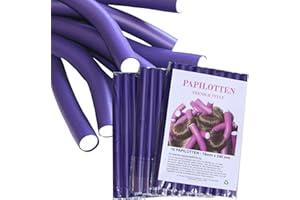‎SCHWABMARKEN 30 Papilotten Ø16 x 240mm - Haar Lockenwickler Flex Wickler Papilottenwickler Friseurbedarf Locken