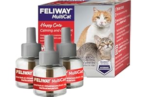 CEVA Animal Health FELIWAY MultiCat Calming Pheromone, 30 Day Refill - 3 Pack