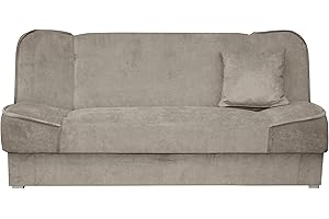 ‎MIRJAN24 Mirjan24 Schlafsofa Gemini mit Bettkasten, 3 Sitzer Sofa, Couch mit Schlaffunktion, Bettsofa Schlafsofa Polstersofa Farbauswahl Couchgarnitur (Orinoco 22)