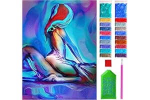 ARTULIO Diamond Painting Set - Sinnliche Szene in leuchtenden Farben - 30x40 cm – 5D Diamant Painting Bilder DIY, Diamond Painting Erwachsene