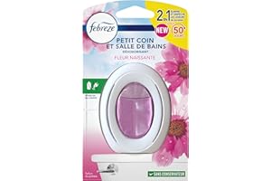 ‎FEBREZE Febreze Petit Coin, Lufterfrischer mit Blütenmotiv, kontinuierlicher Lufterfrischer zur Beseitigung und Vorbeugung von Gerüchen – 7,5 ml x 8