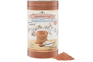 Nortembio Sal Negra del Himalaya 1,3 Kg. Extrafina (0,5-1 mm). Sabor a Huevo Frito. Kala Namak. Sal Gourmet para Condimentar. 100% Natural. Vegana. Sin Refinar Ni Conservantes. De Punjab Pakistán.