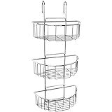 mDesign Estantería de ducha para colgar – Fácil instalación ...