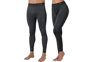 Risalti Mallas Térmicas Unisex de Lana Merino - Leggins Térmicos para Mujer y Hombre, Pantalones de Invierno, Jeggins sin Costuras - Deporte Técnico - Made in Italy