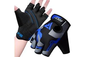 RDX Gants de Fitness Musculation d'haltérophilie D'entraînement, Antidérapant Rembourré Paume Protection Weightlifting Gloves, Cyclisme Aviron Le Sport Levage Poids Gymnastique Suédoise, Homme Femme