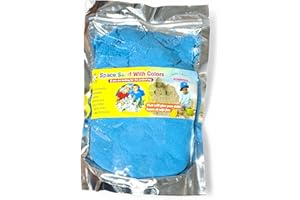 Just4baby Magic Motion Moving Space Play Sand 500g Variety Colours (500g Blue Colour Sand)