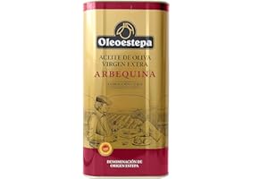 OLEOESTEPA - Aceite de Oliva Virgen Extra Arbequina - Lata 5 Litros