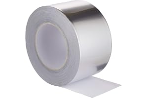G&S Aluminium Foil Adhesive Tape (72mmx20m) (1), Silver