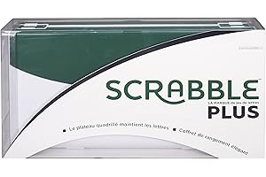 Scrabble Plus, Jeu de Société et de Lettres, Version Française, Y9762