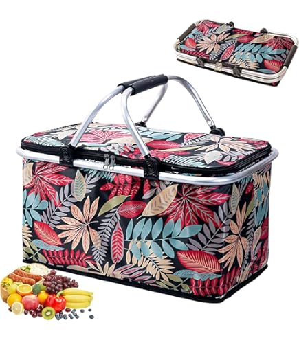 26L Kühlkorb Faltbar - Praktischer Begleiter Für Picknicks Und Einkäufe