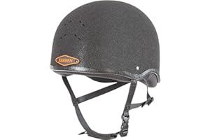 Shires KARBEN Jockey Skull Cap Riding Hat/Helmet in Black 53 Cm, Black