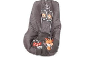 BABYLINE Funda para silla de Automóvil, Universal Grupos 0/1/2, Cubre arnés de regalo!!! (Lion)