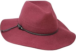 Borges & Scott Austin filc wełniany – wysadzany woskowaną tasiemką i perłami orzechowymi Tagua – można zgniatać na podróż – wodoszczelny i łatwy w użyciu – do zastosowania w czasie podróży.