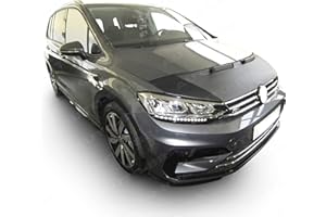 AUTO-BRA AB3-00527 Car Bra Compatible with VW Volkswagen Touran II Type 5T1 Year of Manufacture from 2015 Hood Bra Stone Chip Protection Tuning Bonnet Bra