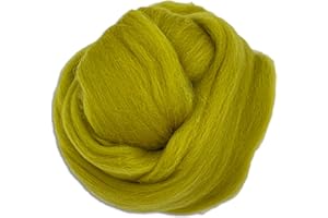 Frida's Wollhaus Wooliny Lana de fieltro de 100 g, lana de merino de cuento de hadas, 35 colores a elegir (75 | aguacate)