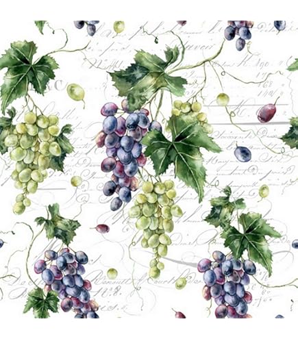 Lot De 20 Serviettes En Papier Avec Motif « Essen Kirschen An Blumenzweige » - Idéales Pour Le Découpage Et La Technique Des Serviettes - 33 X 33 Cm