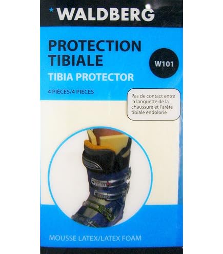 Lot De 8 Protège-tibias Autocollants Pour Chaussures De Ski – Coussinets En Mousse Pour Mollets, Anti-chocs, Ajustables Et Coupables, Pour Hommes, Femmes Et Juniors