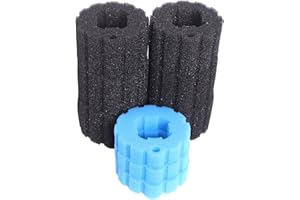 INGVIEE Kompatibel Ersatzschwamm Set für Oase BioPress 4000/5000 (6X Schwarz Grob, 3X Blau Fein)