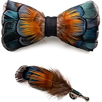 Nœud Papillon Liège Tsffae - Bois Naturel 11.5x6cm | Réglable | Style Pointu Moderne | Pour Mariage, Cérémonie