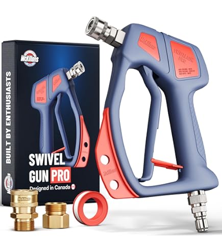 Tuyau Nettoyeur Haute Pression UBERFLEX 50 Pi - 6,35 Mm - 3100 PSI - Résistant Aux Plis Et à L'abrasion - Raccords 22 Mm