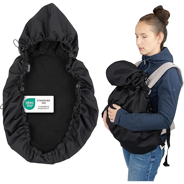 Gewatteerde zwangerschapsjas / draagjas blauwpetrol • Prijs € 87,99