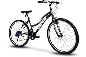 GERONI Bici Bicicletta MTB Swan Lady 26'' Pollici Cambio 21 Velocita' Mountain Bike ragazza Freni V-Brake donna