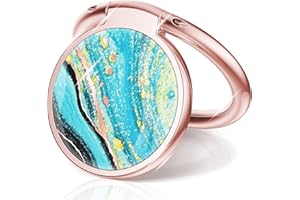 Chvelop Handy Ring Ringhalter 360 Grad Drehung Metall Fingerhalter (Universal) Fingerring Ständer Ringgriff für magnetische Autohalterung iPhone iPad Samsung Huawei und Allen Smartphone, Blau