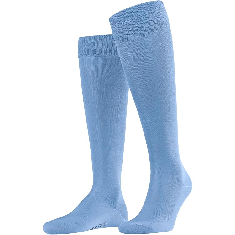 FALKE Shadow M KH Cotone Al Ginocchio Fantasia 1 Paio Calzini Lunghi Uomo Blu Ink 6002 41 42 106120107