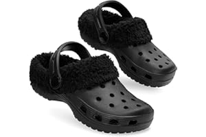 CityComfort Girls' Clogs, Children's Slippers, Warm Fleece Lining & Removable Shoe Charms, Gifts for Children, Teenagers