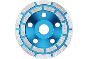 Elsrantor Disco per Levigare Cemento 125 mm x 22 mm, Smerigliatrice per Calcestruzzo, Smerigliatrice a Diamantata, Mola Diamantata Cemento Pietra, Mola a Diamantata per Muratura, Granito, Marmo