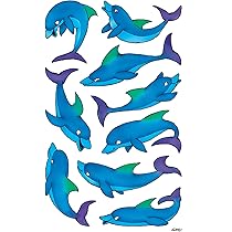 Adesivi Glitterati HERMA Delfini - 8 Adesivi Autoadesivi Per Bambini, Decorazioni - Foto 6