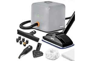 Dupray Neat Plus – Nettoyeur Vapeur Polyvalent Haute Performance avec 17 Accessoires Inclus pour Sols, Carrelage, Joints, Tapis, Canapés, Maison et Plus (Neat Plus + 17 pieces)