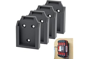 STARMAKER Batteriehalter kompatibel mit Parkside 20V Akkus Wandhalterung mit Verriegelung für X20V PAP 2Ah 4Ah Individuelle Schraubbefestigung für Werkstatt, Transporter