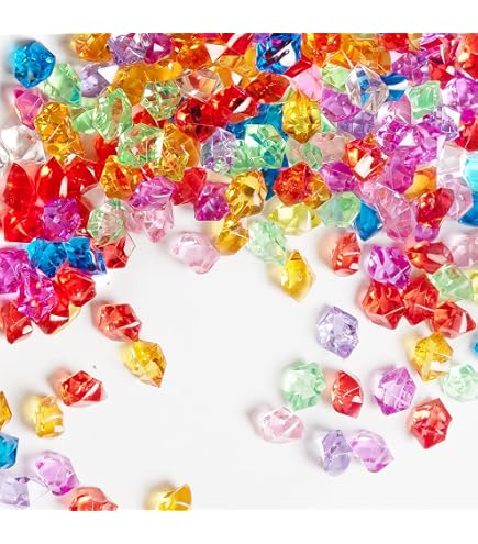 Acryl-Edelsteine Für Dekoration – 150g Bunte Kristallsteine In 4 Farben, Für Vasen, DIY & Deko