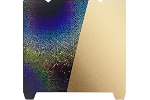 Cavabien 235 X 235mm double face Texturé Pei + acier à ressort en acier de construction Pey lisse pour imprimantes 3D K1 / k1c / Ender 3 S1 / Ender 5 S1 / Ender 3 V3 se/ke/Ender 3 v2 / Neo