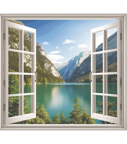 Sticker Mural Zen Trompe-l’œil – 70×50 Cm – Décoration Apaisante & Facile à Poser