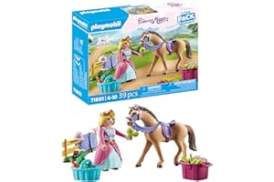 PLAYMOBIL | Principess Magic | Principessa con cavallo | Giocattoli da principessa | Giocattoli per bambini dai 4 anni in su | 71801