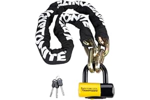 Kryptonite 0720018999492 New York Fahgettaboudit Catena 1415 con NY Disc 15 mm Shackle, 14 mm x 150 cm