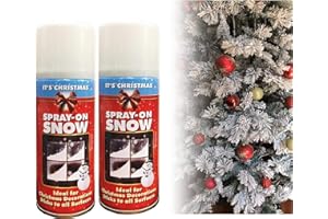 SKYTE® 1-6x Christmas Snow Spray Cans - Artificial Decoration For Real Snow Effect Tree Party Festive Xmas- 200ml (2)
