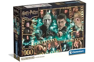 CLEMENTONI-PUSSEL FÖR VUXNAPZL 1000 HARRY POTTER =COMPACT BOX=, Tillverkad i Italien, 37048