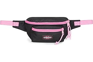 EASTPAK Doggy Bag Tasche Sui Fianchi, Taglia Unica, Nero (Kontrast Grade Pink)
