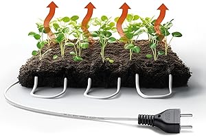 Bio Green Bodenheizkabel für die Anzucht | 6 m Heizkabel für Pflanzen | wasserdichtes Erdwärmekabel fürs Gewächshaus & Frühbeet | Wurzelheizung