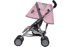 Daisy Chain Little Zipp, Passeggino per Bambole - Raccomandata per Bambini dai 18 Mesi ai 3 Anni. (Classic Pink)