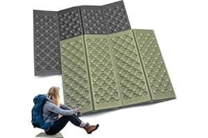 Qullmartle 1 Piezas Esterilla Plegable para Sentarse Cojín de Asiento Portátil,Portátil Cojín Plegable Al Aire Libre,Plegable Estera para Parque Picnic Acampa Interiores y al Aire Libre
