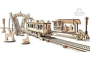 Ugears Tram Line Kit de Construction mécanique
