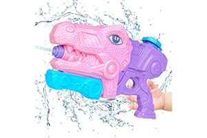 SACEMONTIC 1 Pcs Pistolet à Eau Enfants Jouets Licorne 700ML Capacité Portée avec Champ de Tir de 40 Pieds Sports Nautiques d'été pour Enfants, Pistolets à Eau de Jardin et de Plage