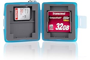 Ares Foto® Memory Card Case for 4x SD Cards and 2x Compact Flash (CF) Cards