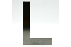 PIMALDAUM® Ángulo plano de 90°, pierna de 150 x 100 mm según DIN 875/00, acero inoxidable, en caja de cartón.